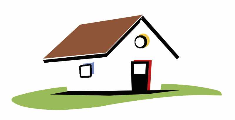 Logo Ramaioli Stilisiertes Haus im Grünen